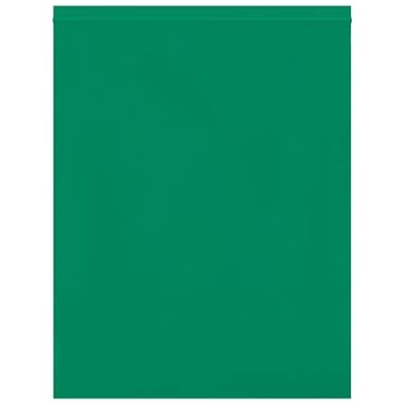 Bsc Preferred 12 x 15'' - 2 Mil Green Reclosable Poly Bags, 1000PK BUY03998033